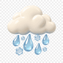 Freezing Rain weather icon