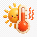 Hot weather icon
