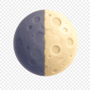 Last Quarter weather icon