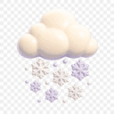 Moderate Snow weather icon