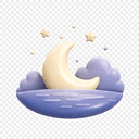 Moonset weather icon