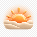 Sunset weather icon