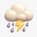 Thunderstorm weather icon