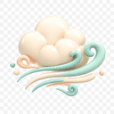 Windy weather icon